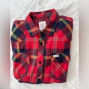 TOPO Men’s Red Thick Flannel